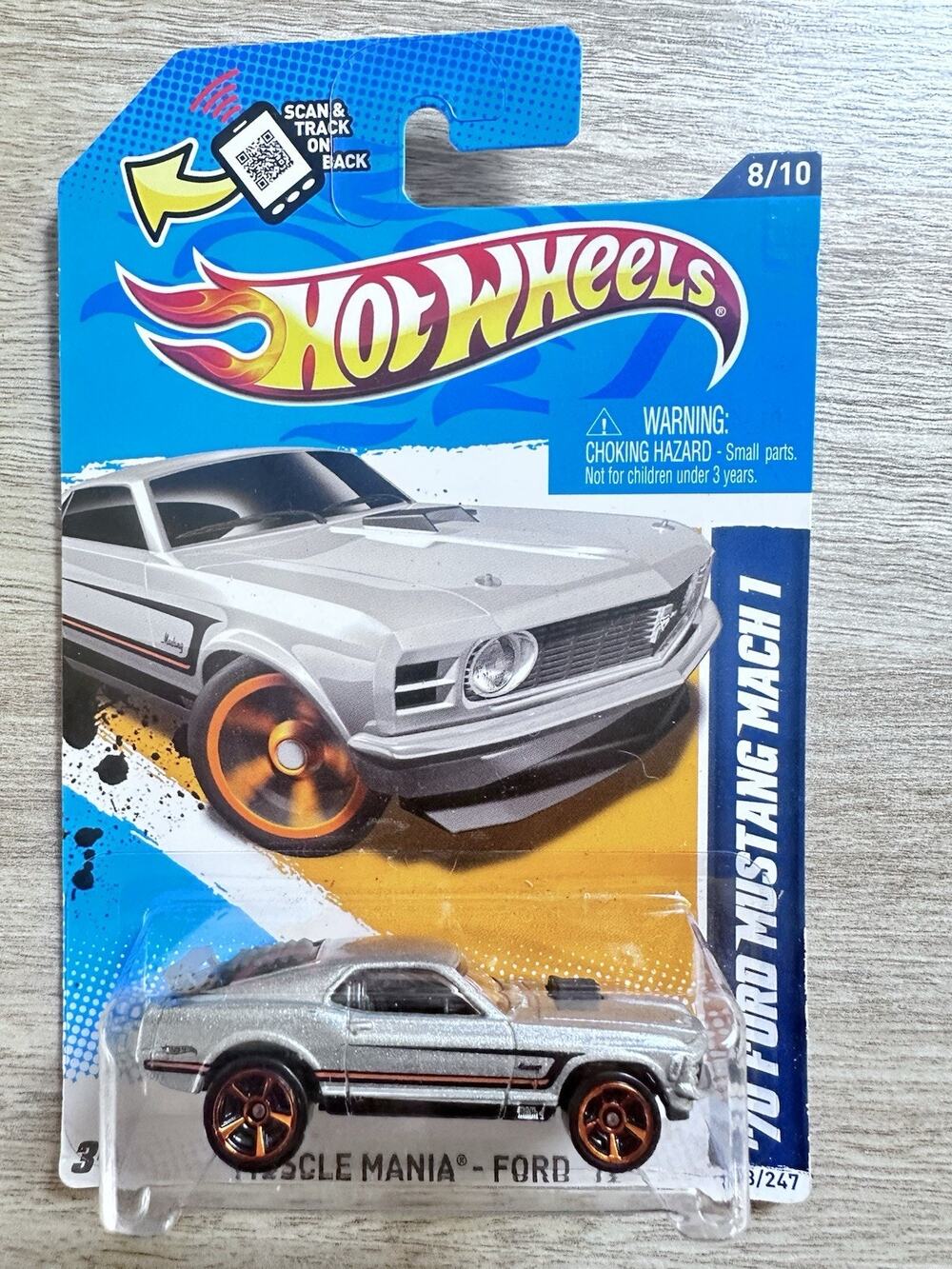 Hot Wheels 2012 Muscle Mania ‘70 Ford Mustang 8/10 New